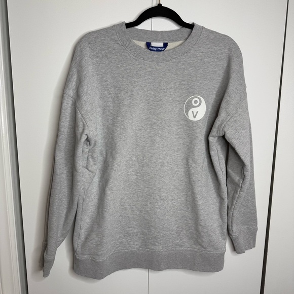 Outdoor Voices - Unisex Cotton Sweatshirt - Move your body - grey XS - Picture 2 of 7